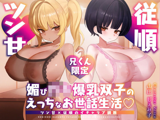 【兄くん限定】媚び〇キ爆乳双子のえっちなお世話生活（はーと） ツン甘×従順のイチャラブ調教【KU100】 えろ漫画（d_582529）